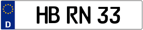 Truck License Plate